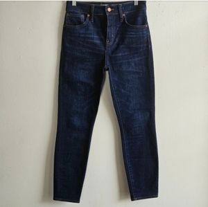 MADEWELL CURVY HIGH RISE SKINNY JEANS WOMEN'S PETITE SIZE 25P